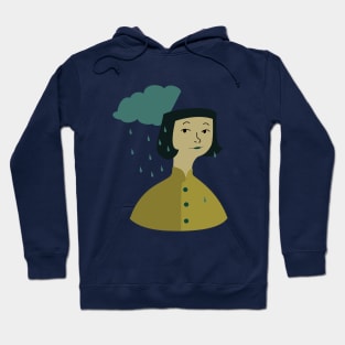 girl who loves rain Hoodie